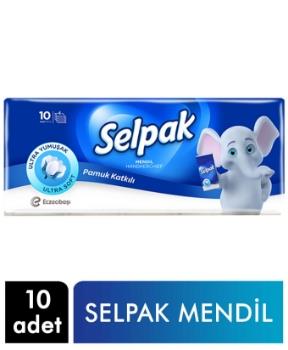 SELPAK KLASİK MENDİL 10 LU