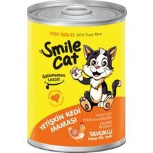 SMİLE CAT KONSERVE YETİŞKİN KEDİ 400 GR TAVUKLU MAMA