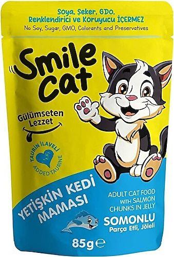 SMİLE KEDİ SOMONLU 85 GR