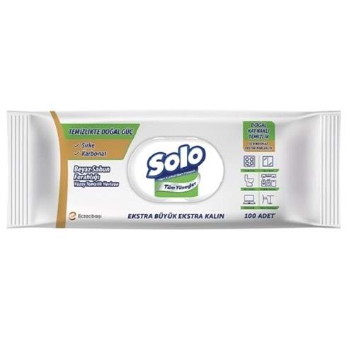 SOLO YÜZEY TEMİZLEME HAVLUSU 100LÜ BYZ SABUN