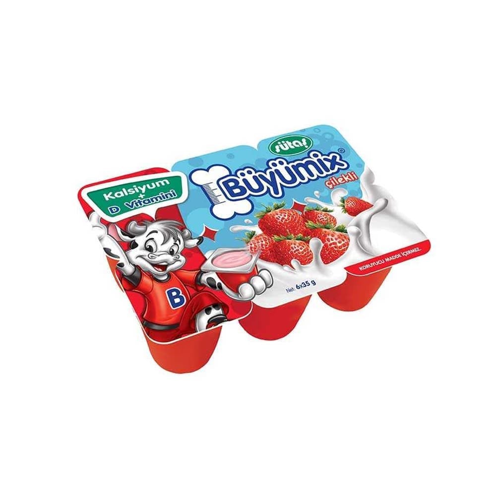 SÜTAŞ BÜYÜMİX ÇİLEK 6X40 GR