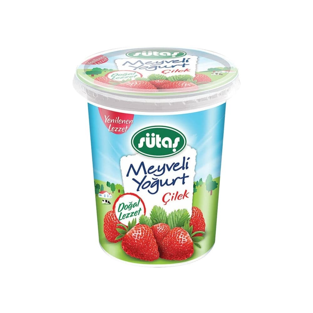 SÜTAŞ MEYVELİ YOĞURT 475 GR ÇİLEK