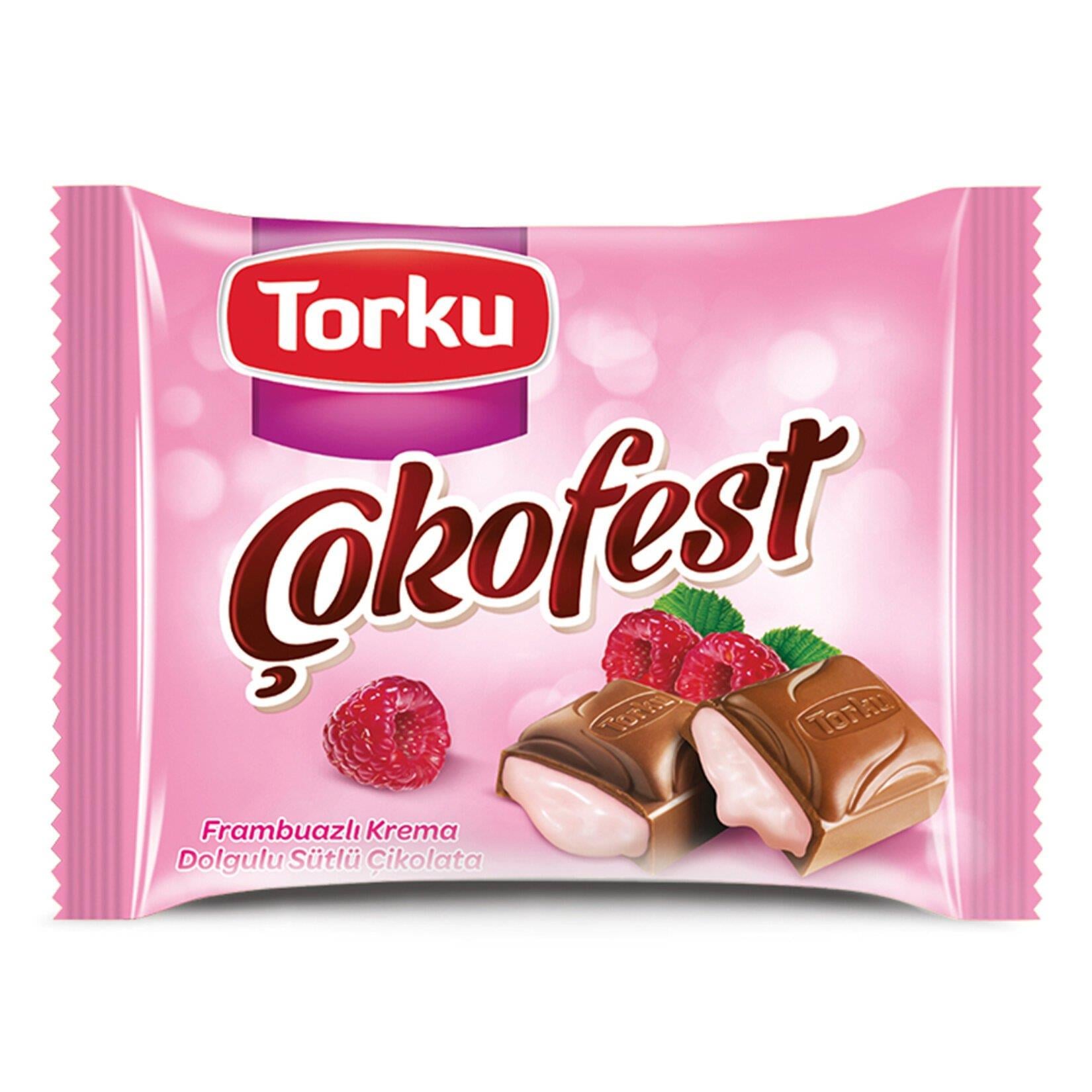 TORKU ÇOKOFEST FRAMBUAZLI ÇİK. 60 GR