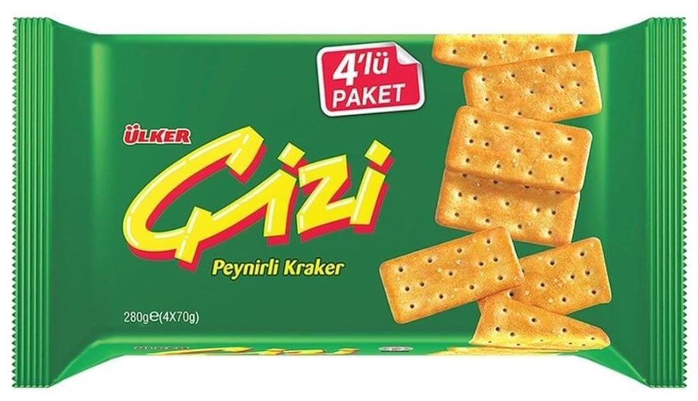 ÜLKER ÇİZİ KRAKER 4LÜ 280 GR