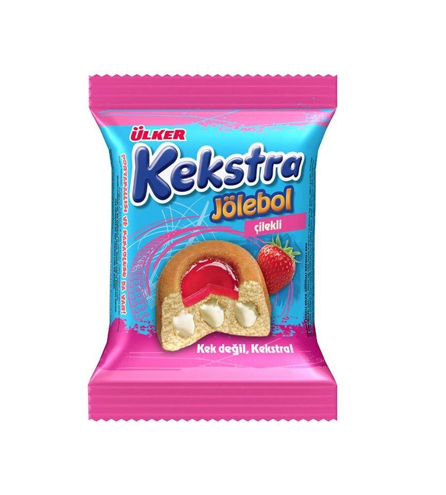 ÜLKER KEKSTRA ÇİLEKLİ 40 GR 677-7