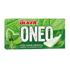 ÜLKER ONEO SLIMS YEŞİL NANE SAKIZ 14 GR 2285-5