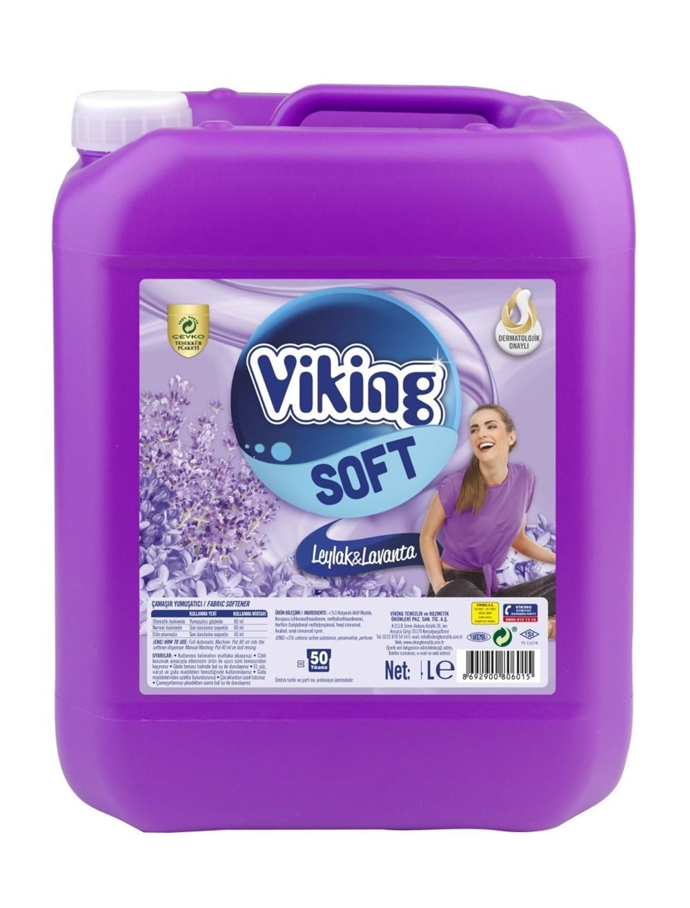 VİKİNG YUMUŞATICI 5 LT LEYLAK-LAVANTA 