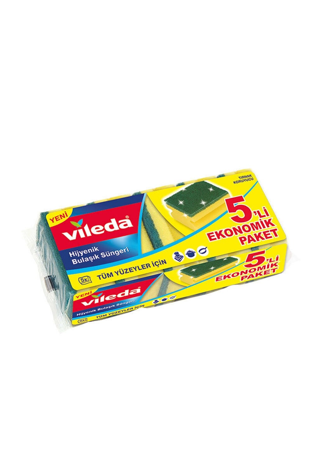 VİLEDA OLUKLU SÜNGER 5 Lİ 