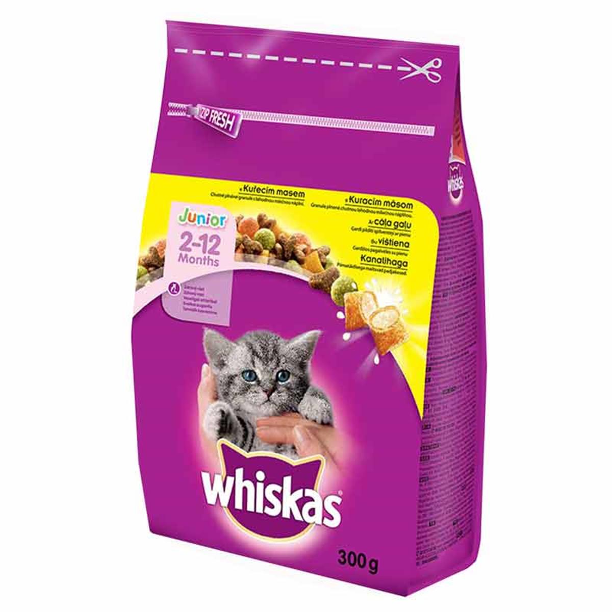 WHİSKAS KEDİ MAMASI 300 GR TAVUKLU JUNIOR