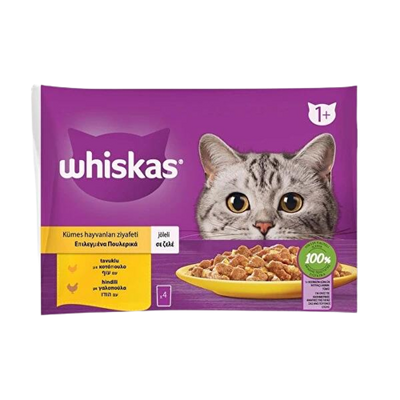 WHİSKAS YAŞ MAMA 340 GR TAVUK-HİNDİ YETİŞKİN