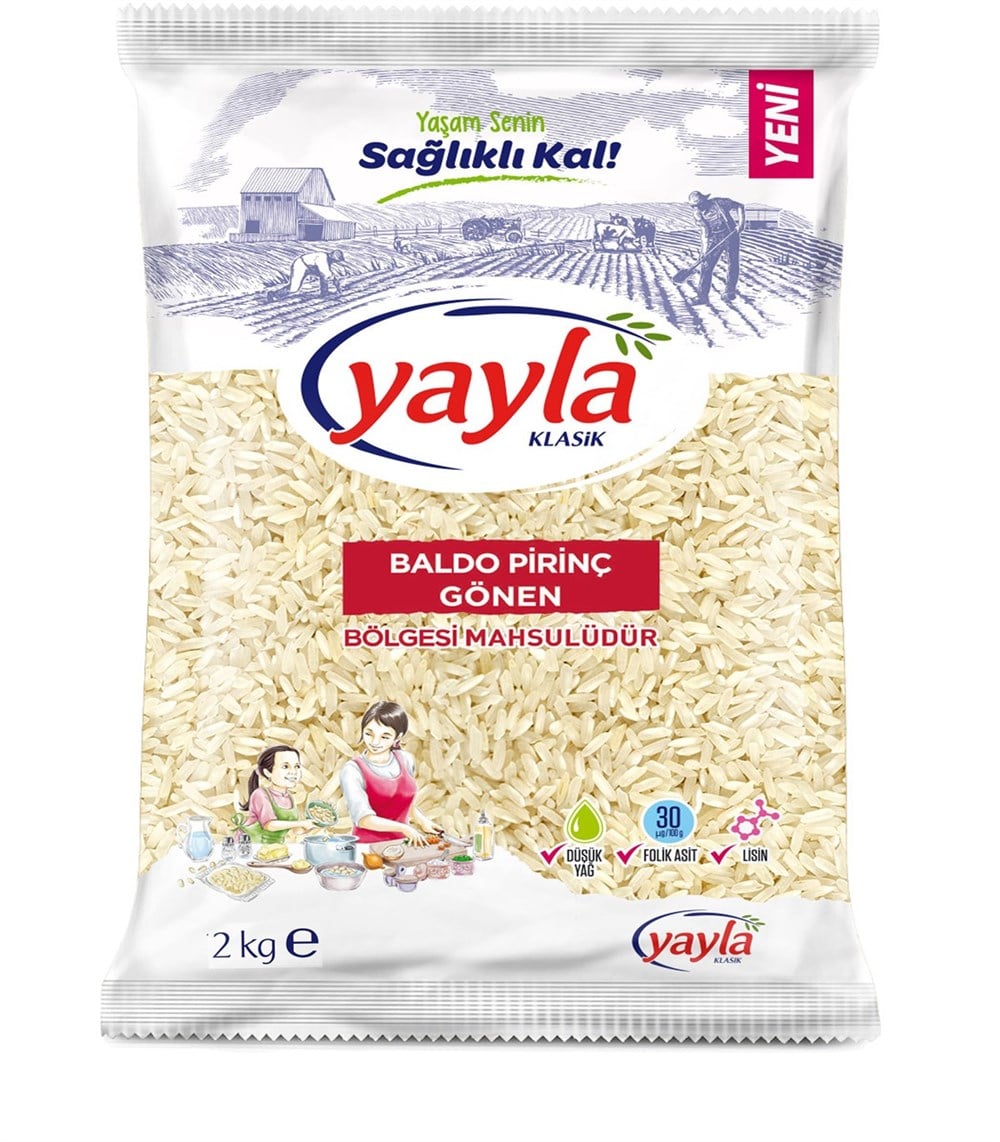 YAYLA BALDO PİRİNÇ 2 KG GÖNEN