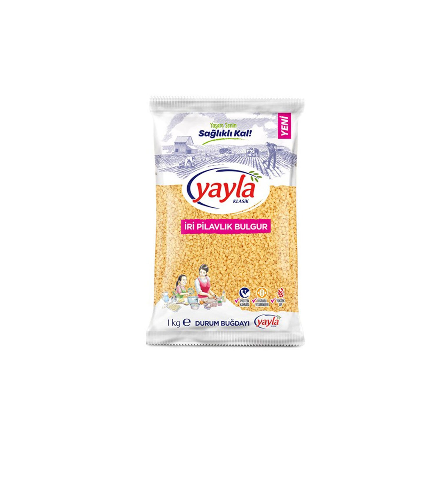 YAYLA BULGUR İRİ PİLAVLIK 1 KG