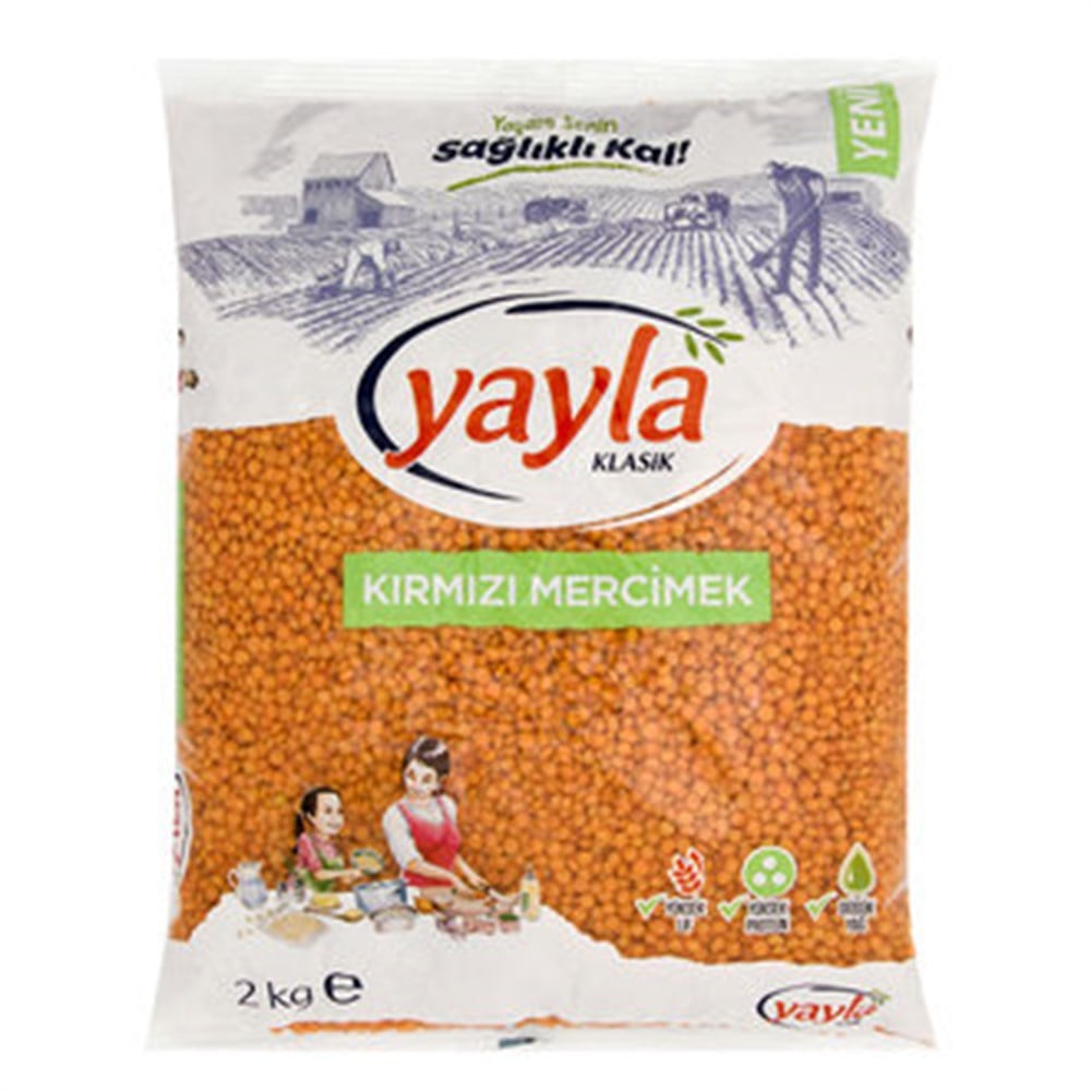 YAYLA KIRMIZI MERCİMEK 2 KG