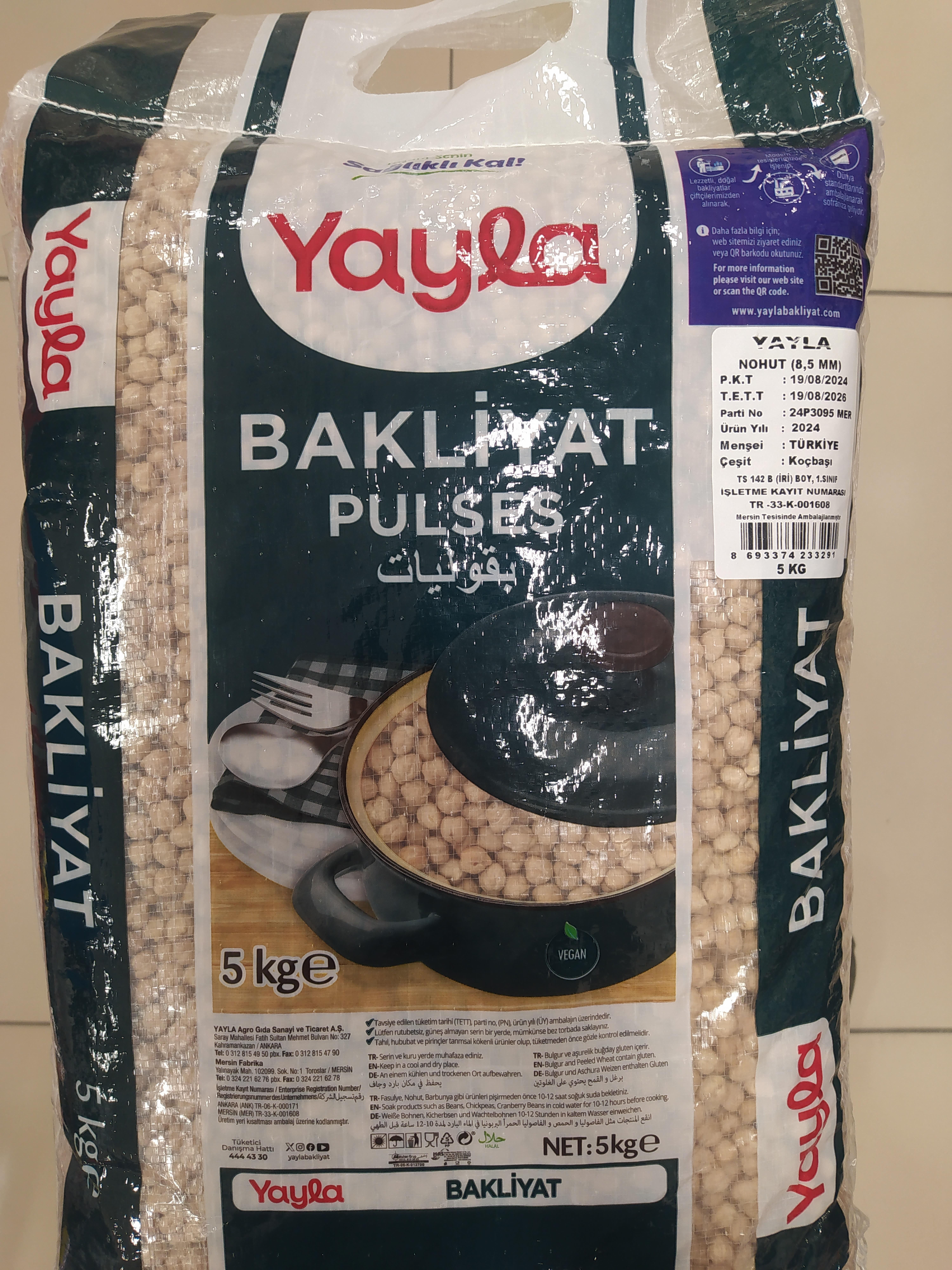 YAYLA KOÇBAŞI NOHUT 5 KG