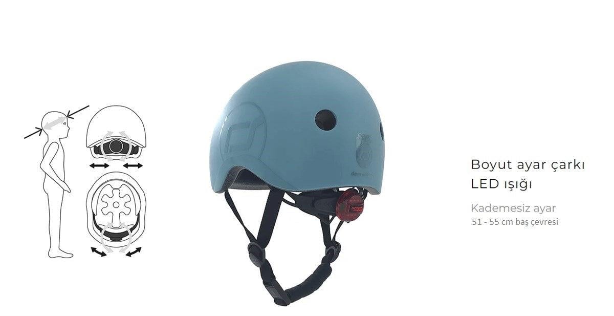 Scoot and Ride Helmet Çocuk Kaskı S-M Pembe 