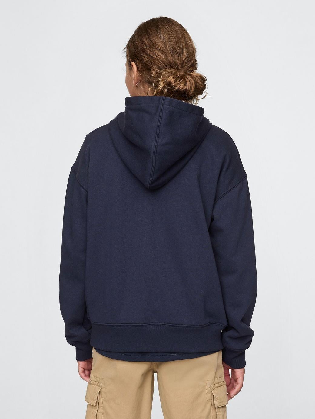 Erkek Çocuk | Gap Logo Relaxed Fermuarlı Sweatshirt - Lacivert