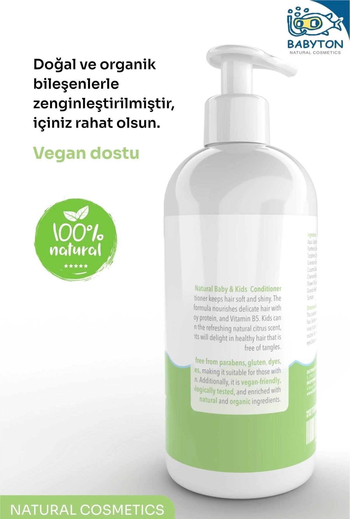 Bebek ve Çocuklar İçin Doğal Saç Kremi 250 ml