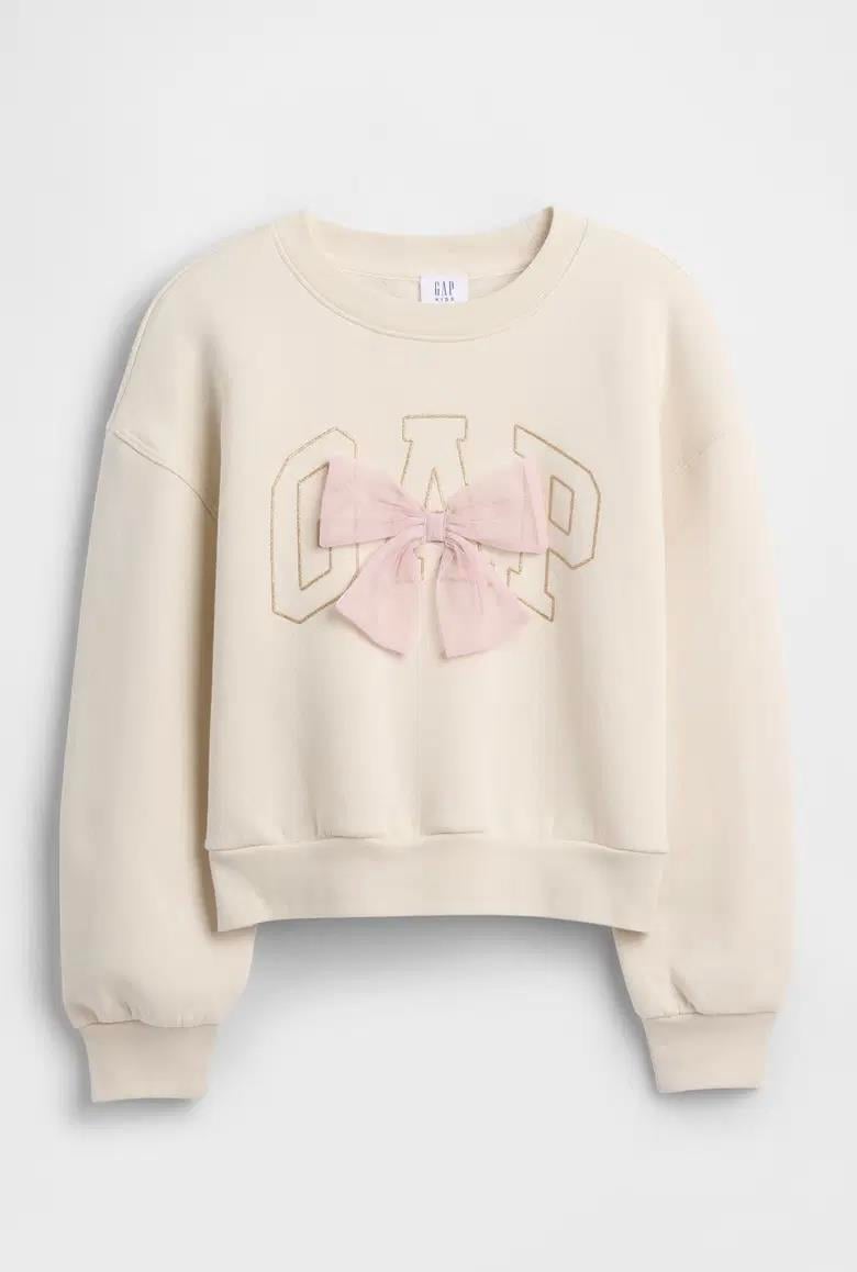 Kız Çocuk | Oversized Grafik Sweatshirt