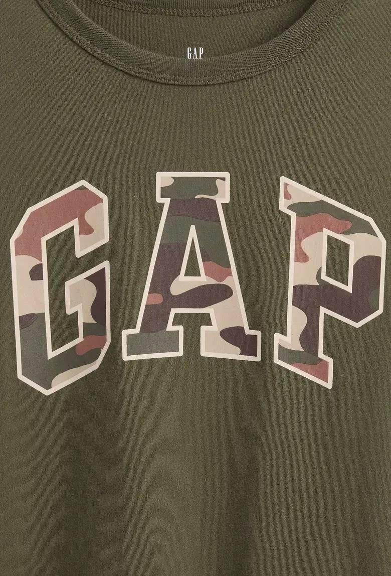 Erkek Çocuk | Gap Logo T-Shirt Uzun Kol - Yeşil