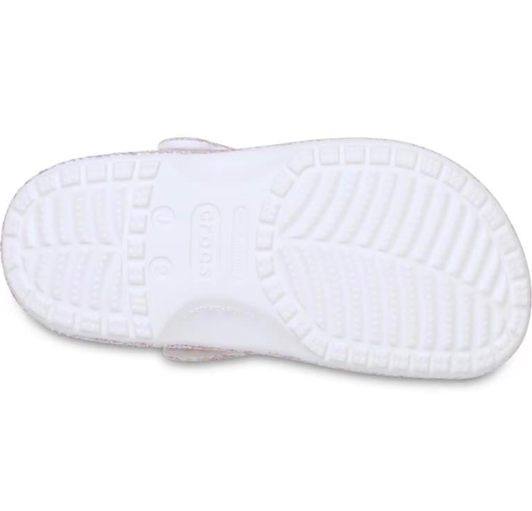 Classic Fantasy Glitter Clog K - White