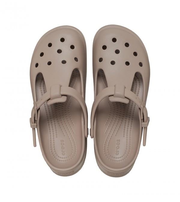 CROCS CLASSIC MARY JANE CLOG/ TAUPE
