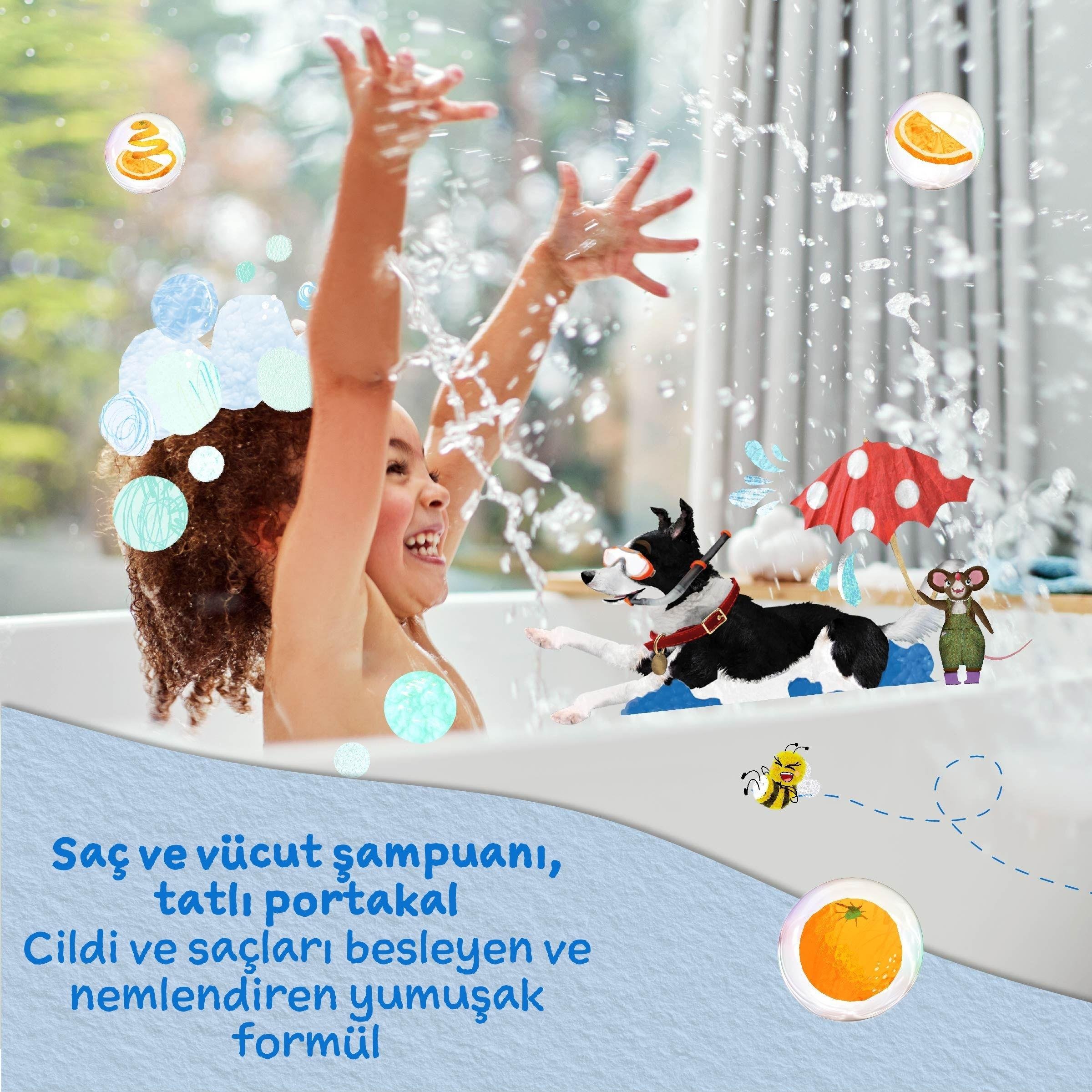 Childs Farm Organik Tatlı Portakal Özlü Çocuk Saç ve Vücut Şampuanı 250ml