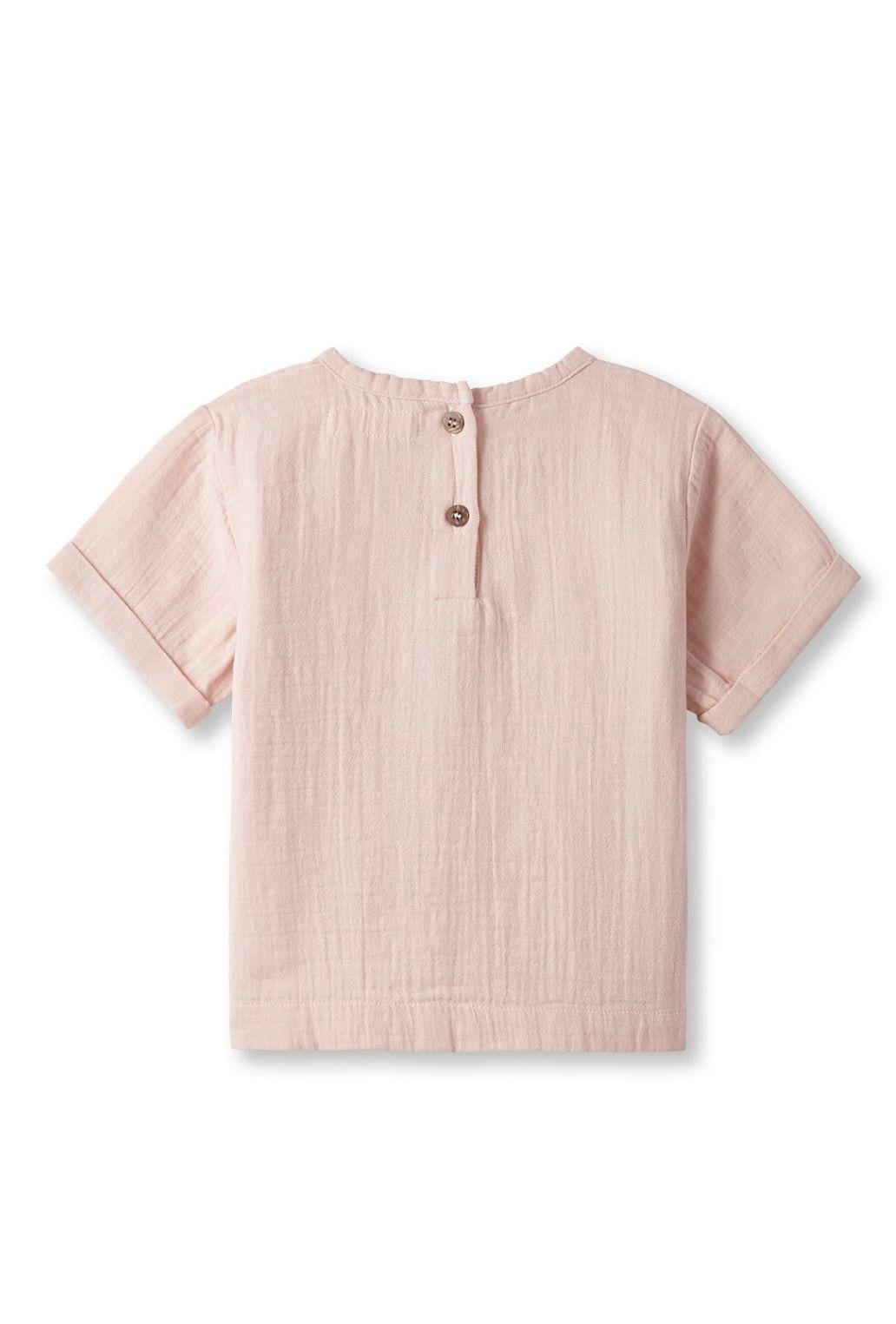 ORGANİK MÜSLİN BEBEK TAKIM PEMBE