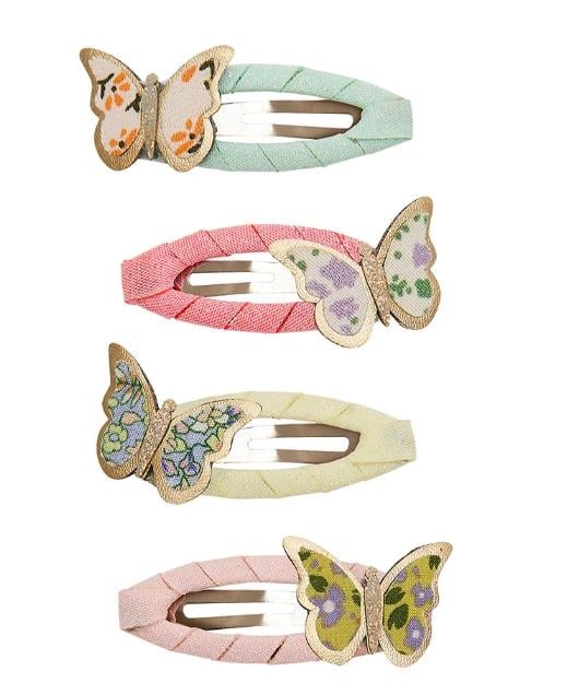 Mimi & Lula Floral Butterfly 4'lü Toka 
