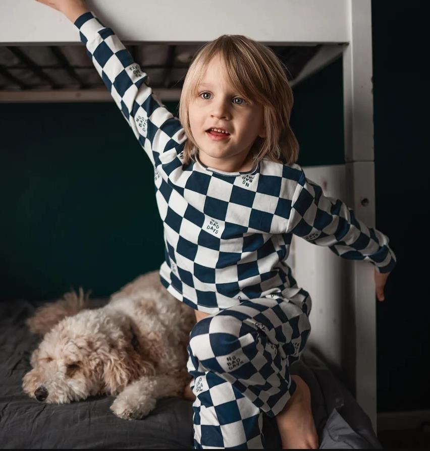 No Bad Days Sweatshirt Pantolon Set Lacivert