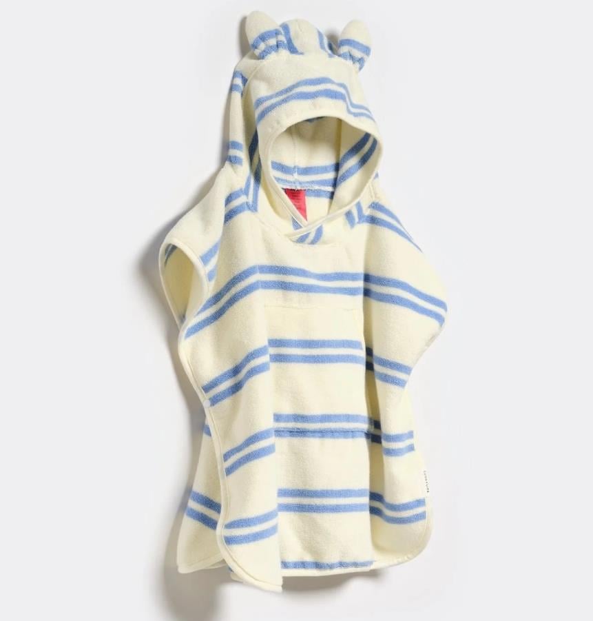 Sunnylife - Çocuk Kapsonlu Deniz Havlusu Mavi