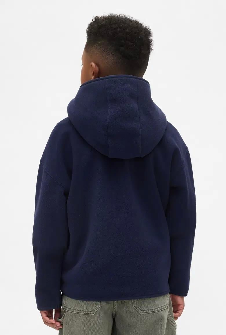 Erkek Çocuk | VintageSoft Gap Logo Fermuarlı Sweatshirt - Mavi