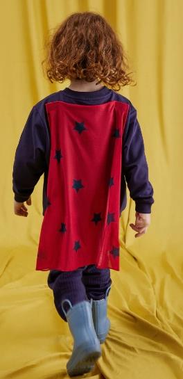Pelerin Detaylı Sweatshirt - Gece Mavisi