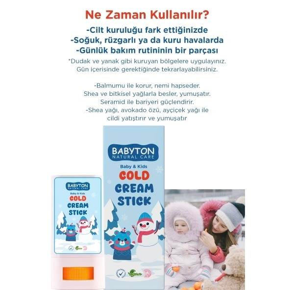 Babyton Cold Stick Nemlendirici ve Besleyici 20 gr