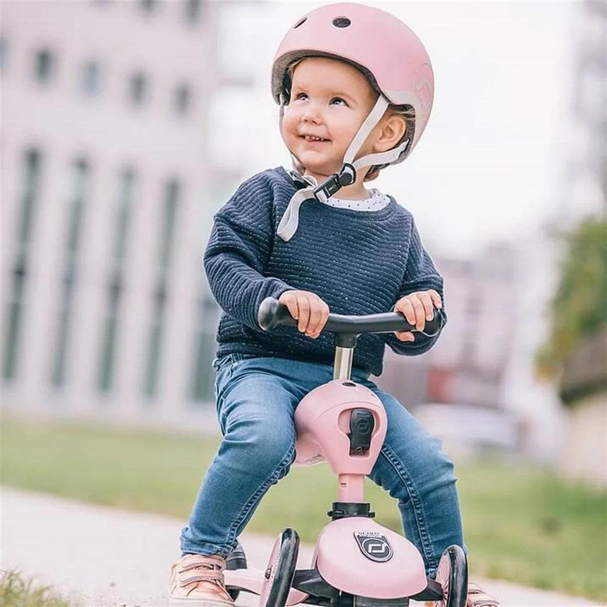 Scoot and Ride Helmet Çocuk Kaskı XXS-S Pembe 