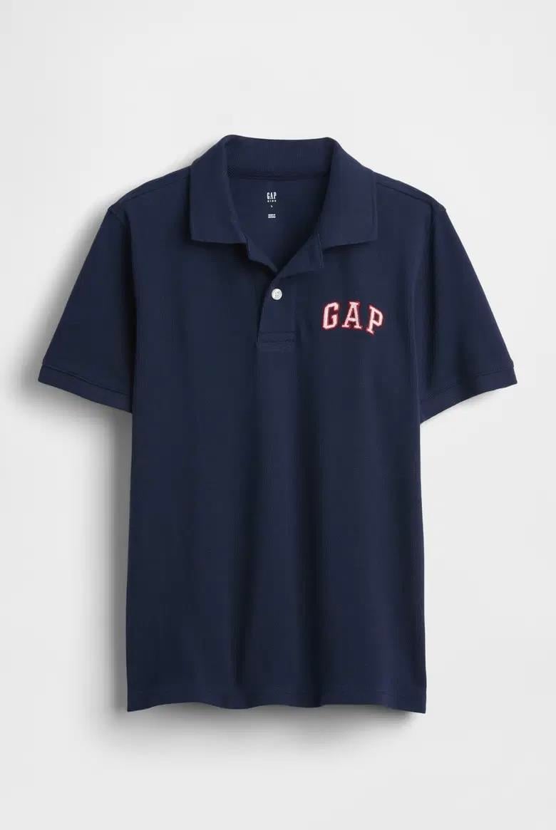 Erkek Çocuk | Gap Logo Pique Polo T-Shirt - Lacivert 