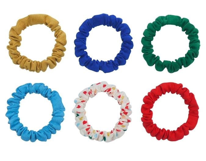Mimi & Lula Heartbeam Skinny Scrunchies 6'lı Lastik Toka 