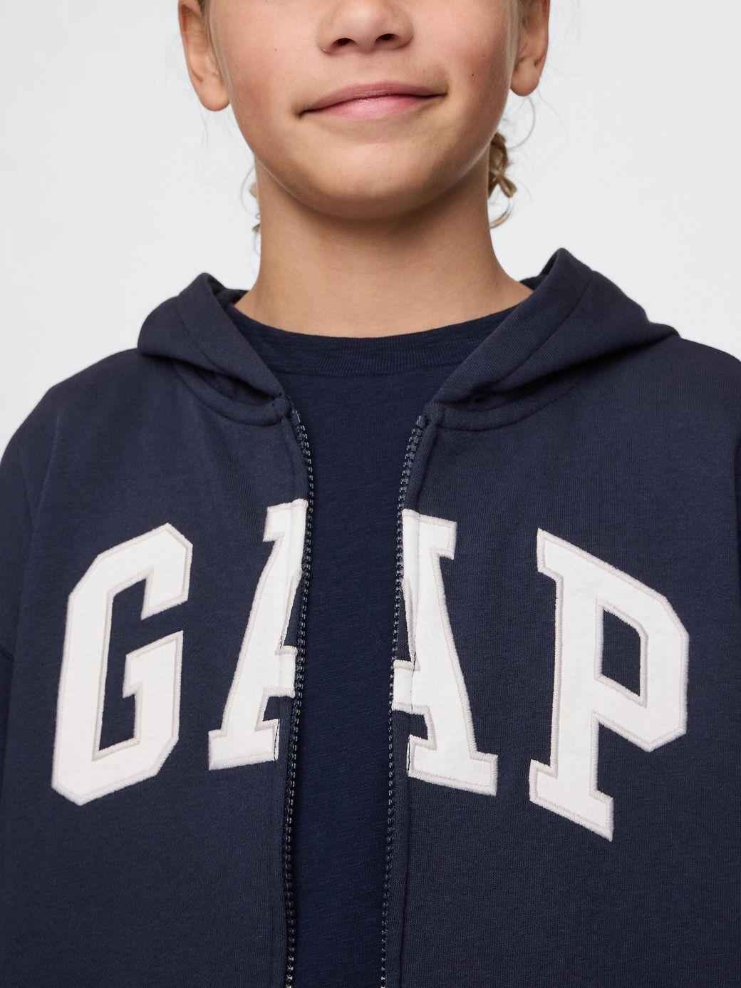 Erkek Çocuk | Gap Logo Relaxed Fermuarlı Sweatshirt - Lacivert