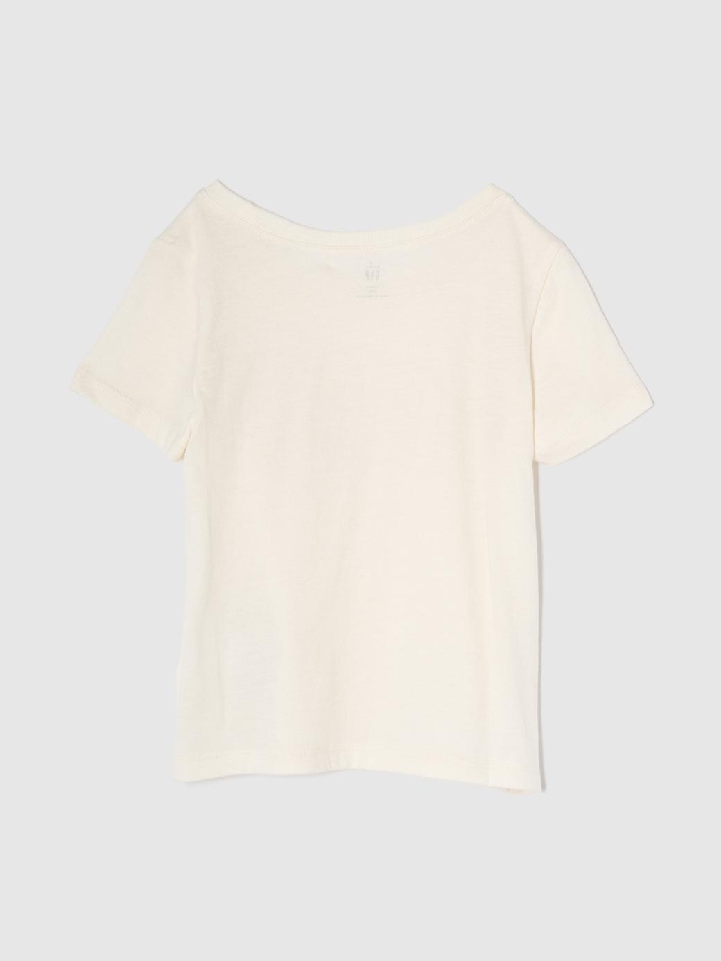 Kız Bebek | Gap Logo T-Shirt - Krem