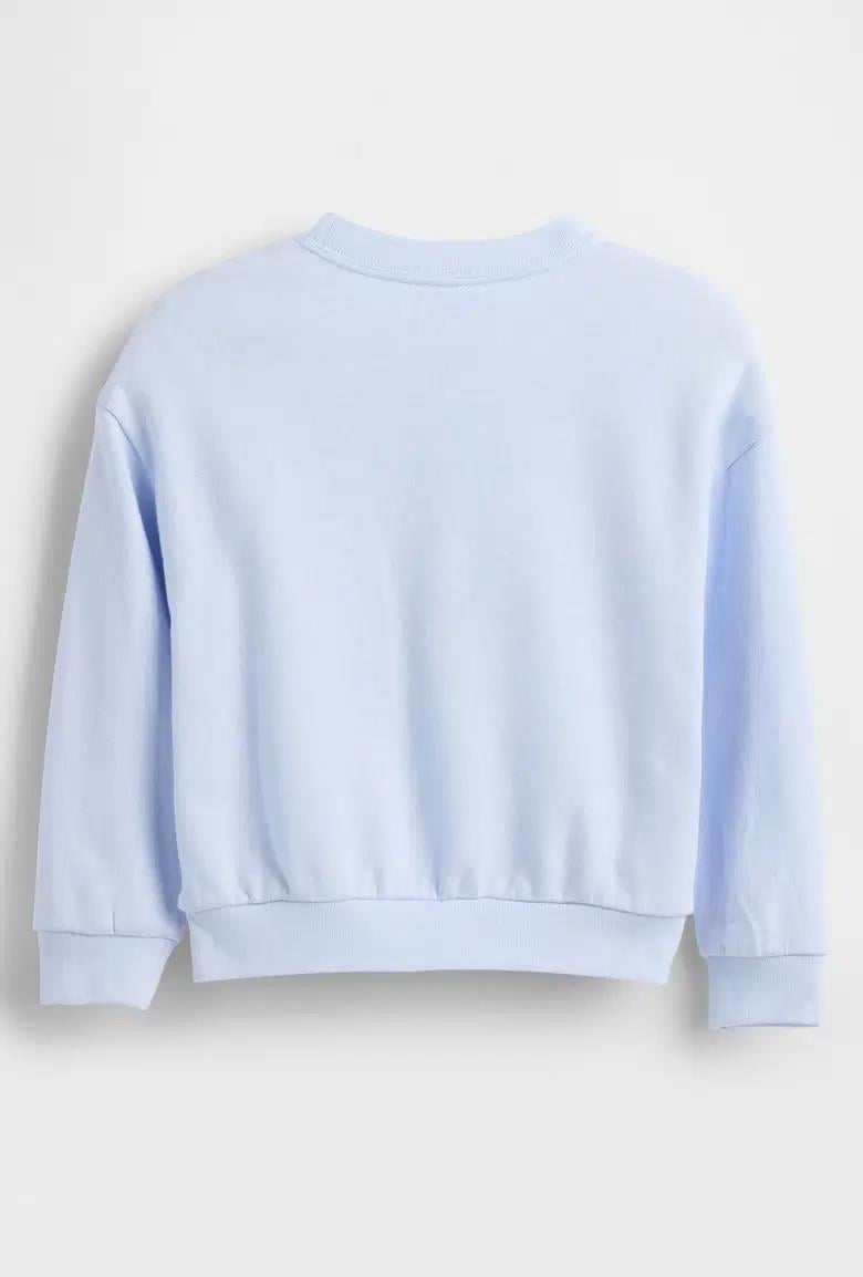 Kız Bebek | Vintage Yumuşak Logo Sweatshirt - Lila