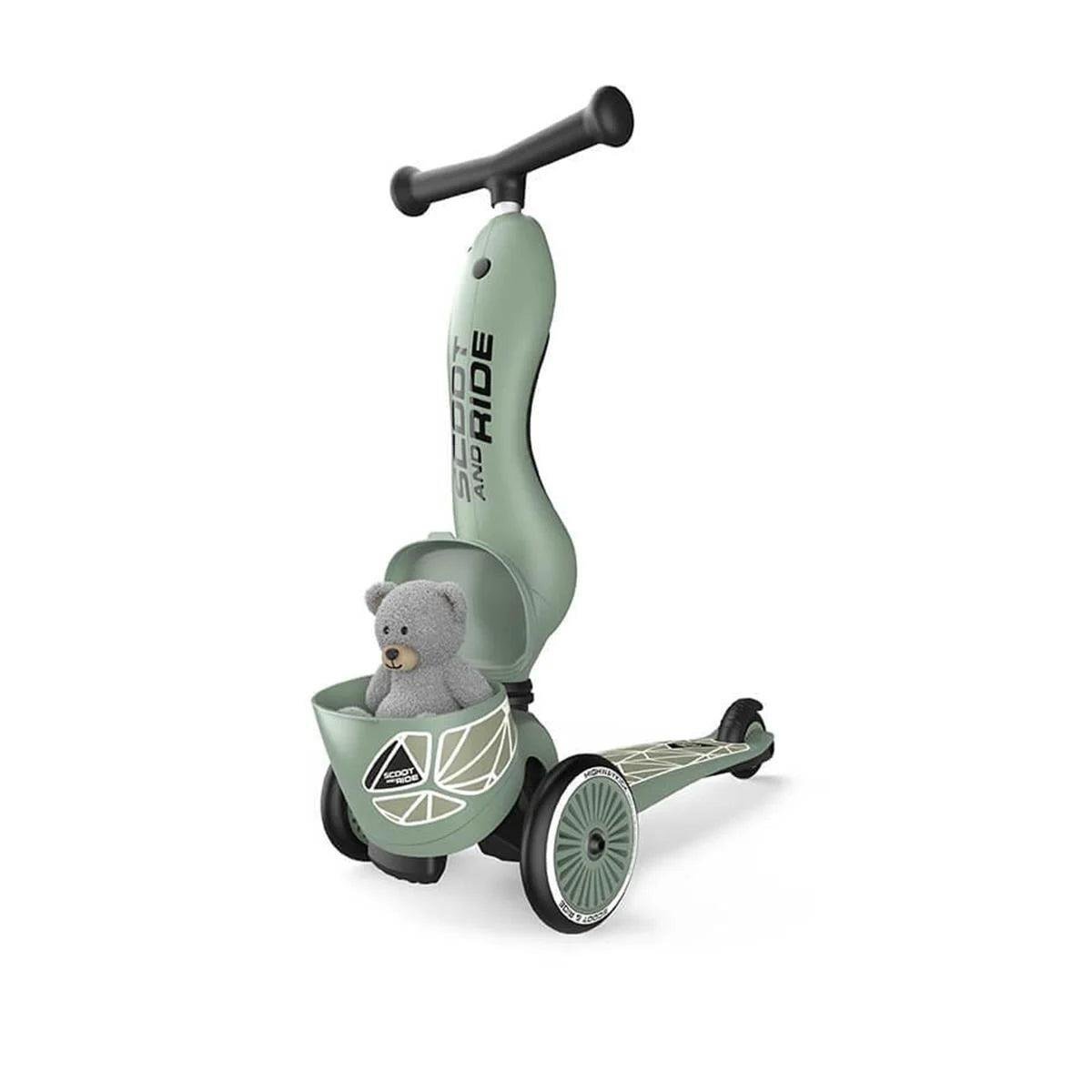 Scoot and Ride Highwaykick 1 Lifestyle Scooter - Green Lines
