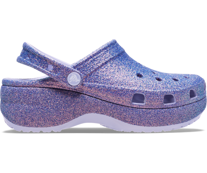 Crocs Platform Irid Glitter Clog - Purple Moon