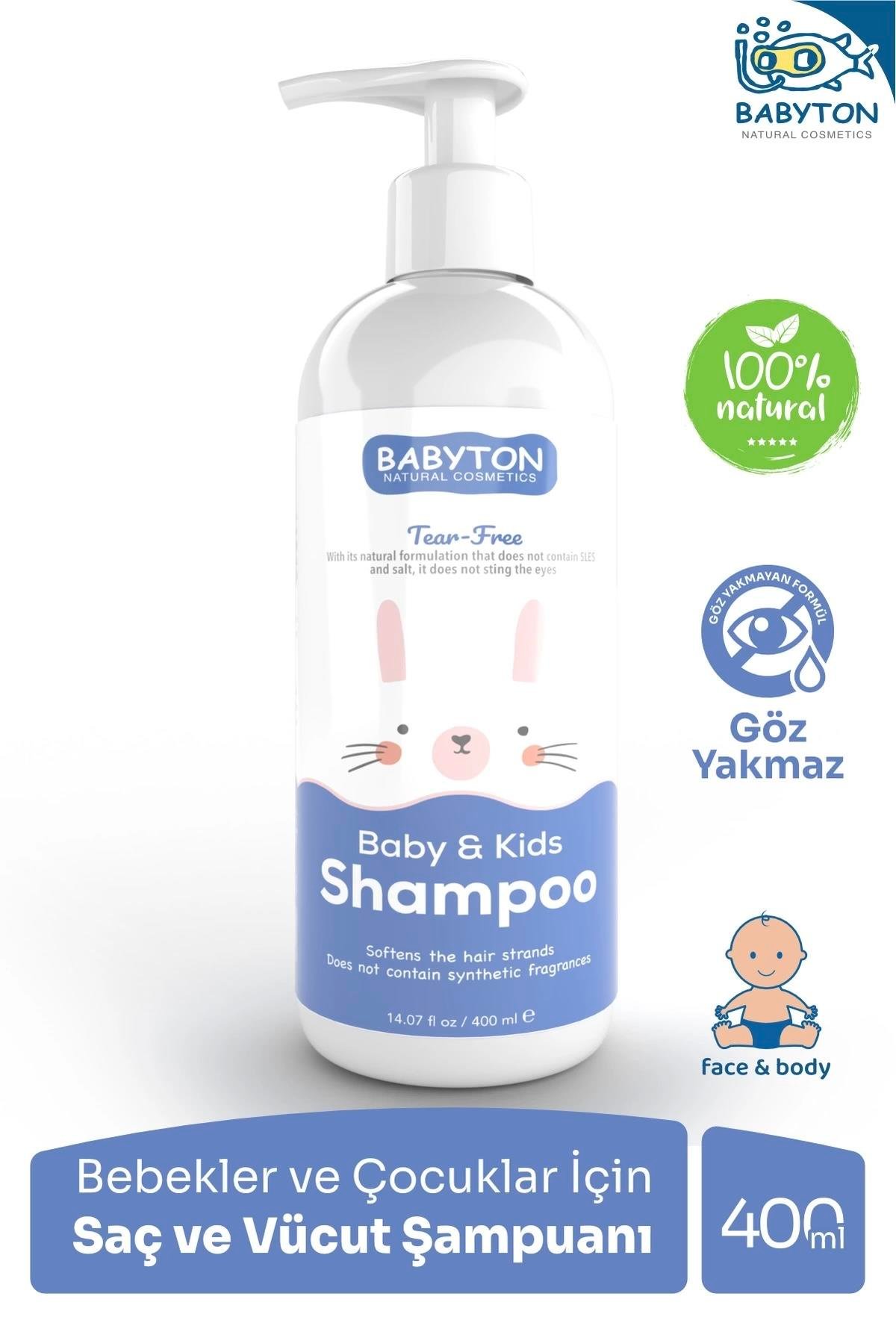 Göz Yakmayan Doğal Bebek ve Çocuk Şampuanı 400 ml