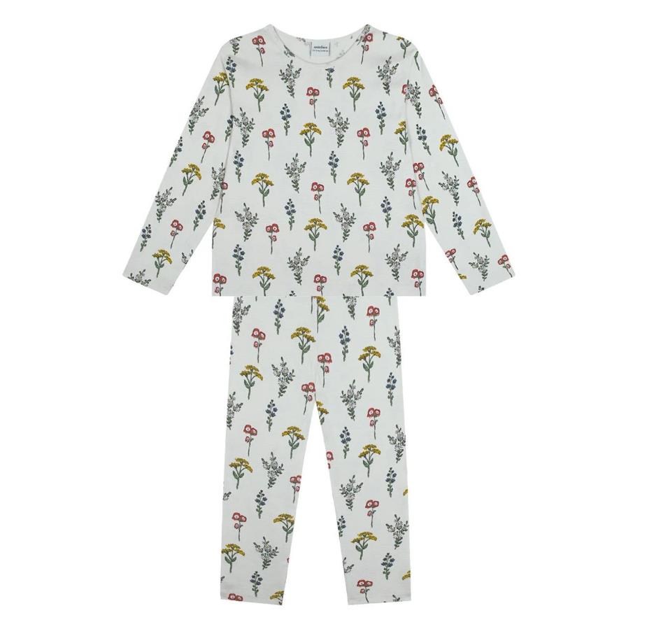 Botanik Bahçesi Uzun Kollu Pijama Takımı