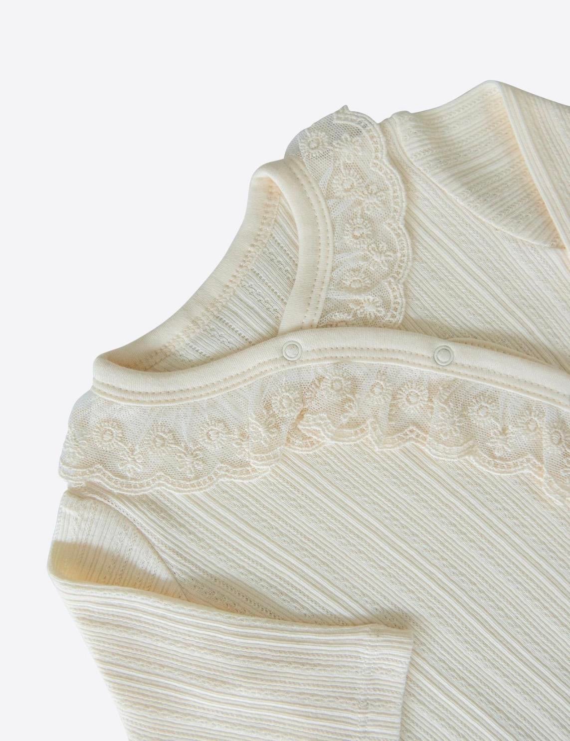 Organik Jaclin Patikli Tulum Ekru