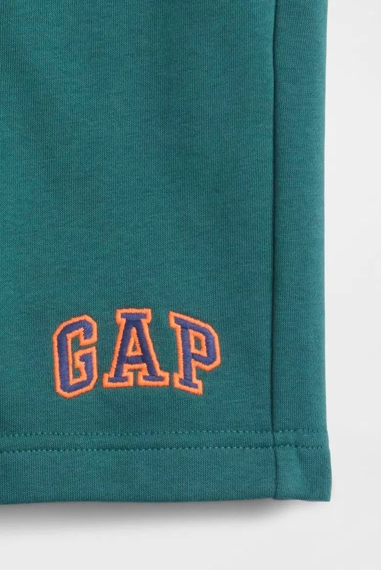 Erkek Çocuk | Relaxed Gap Logo Fransız Kumaş Pull-On Şort - Yeşil