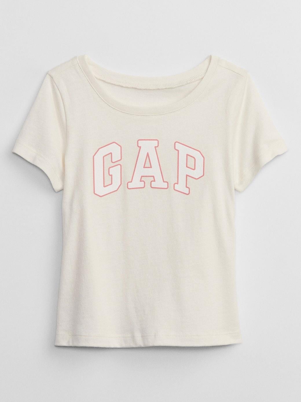 Kız Bebek | Gap Logo T-Shirt - Krem