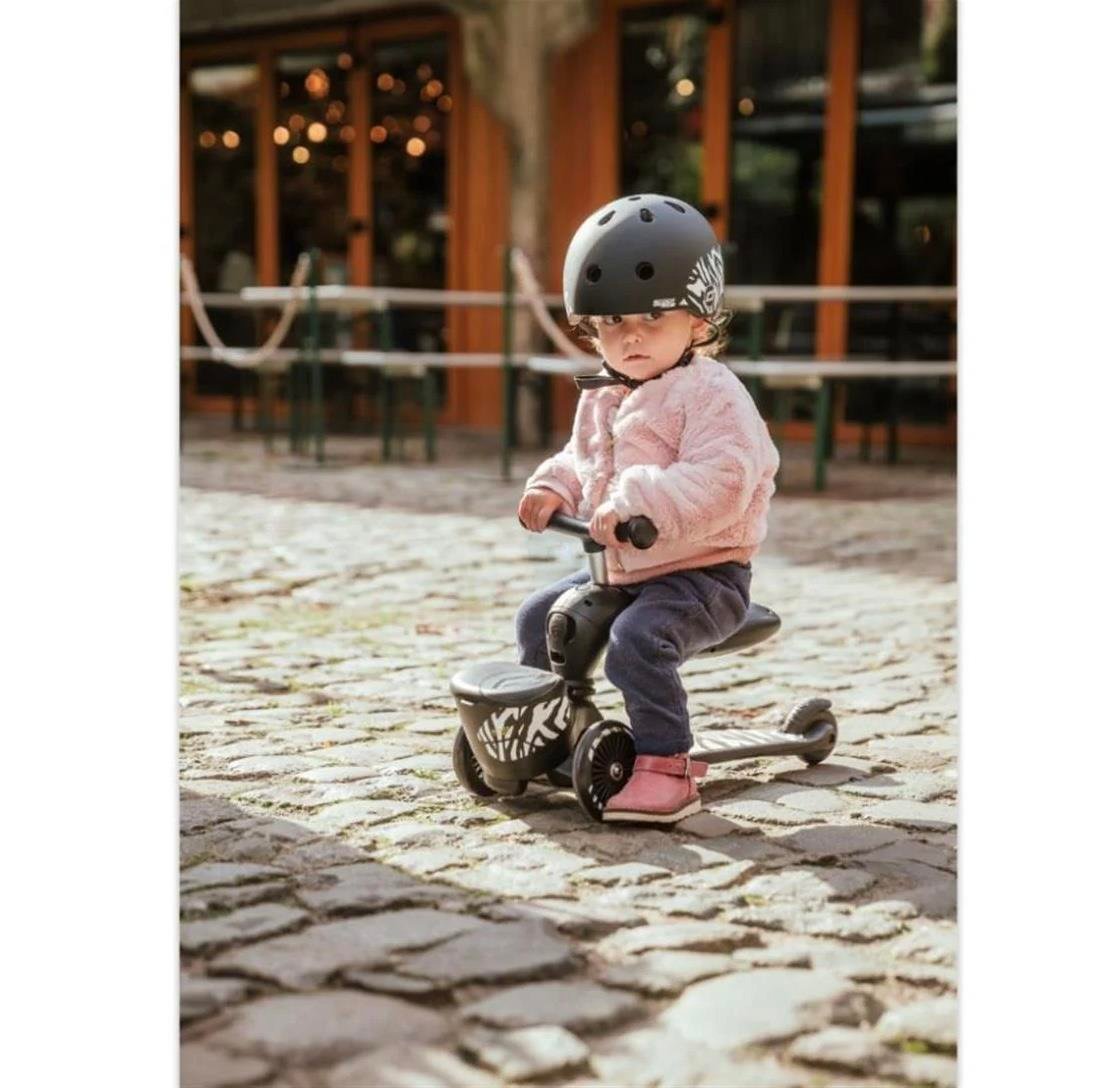 Scoot and Ride Highwaykick 1 Lifestyle Scooter - Zebra