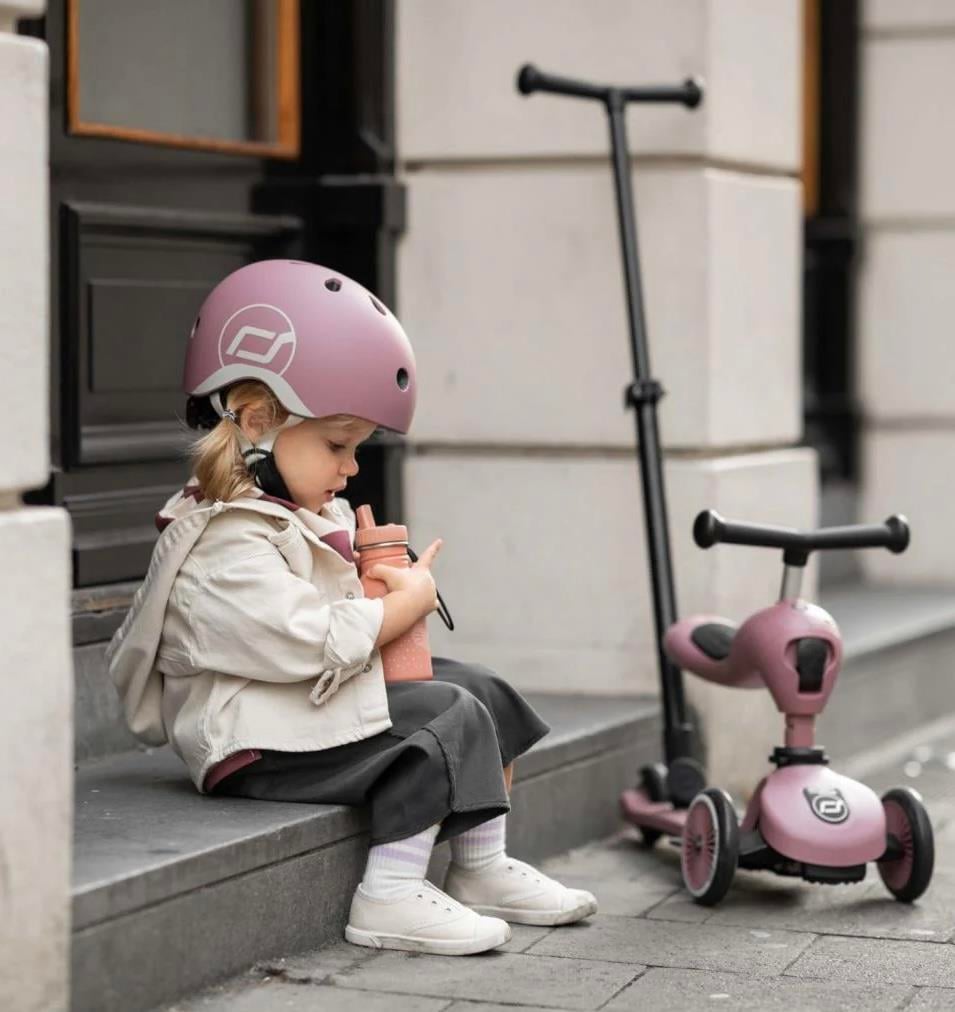 Scoot and Ride Push and Go Ebeveyn Kontrollü Çocuk Scooter Wildberry