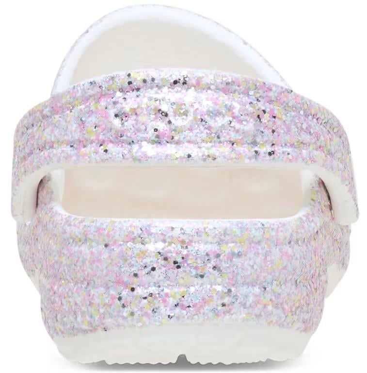 Classic Fantasy Glitter Clog T - White