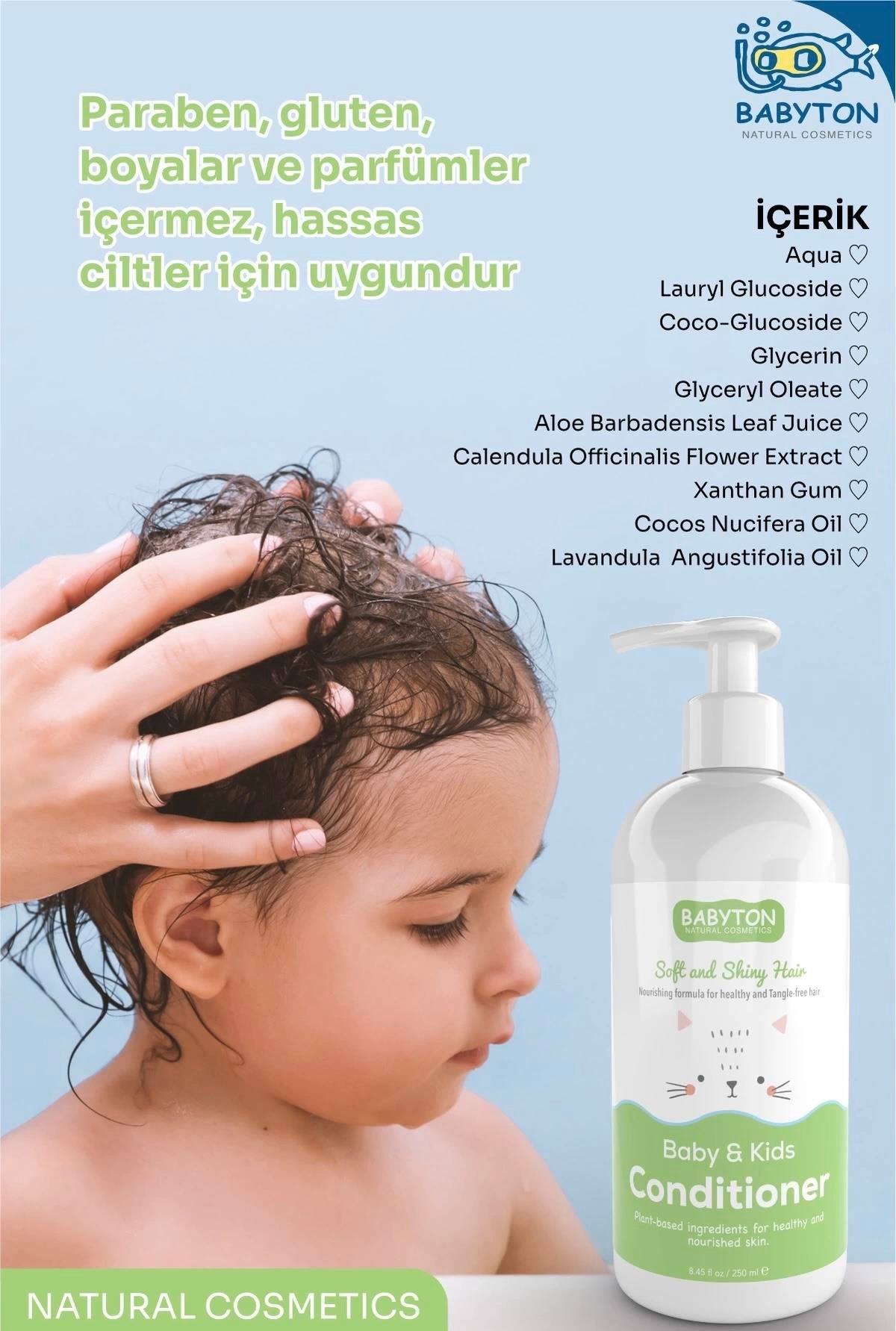 Bebek ve Çocuklar İçin Doğal Saç Kremi 250 ml